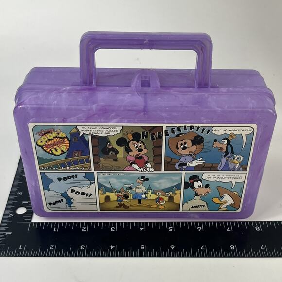 Disneyland Cook'd Up Comics Lunch Box Vintage The Three Musketeers 1998 Whirley - Picture 8 of 9